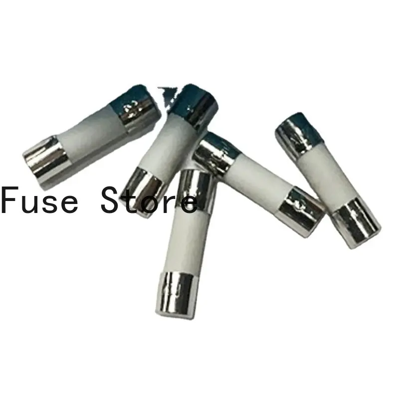 

10PCS Slow-break Glass Double-hat Fuse Tube With Foot 5 * 20mm T0.1A T0.2A T0.3A T0.4A