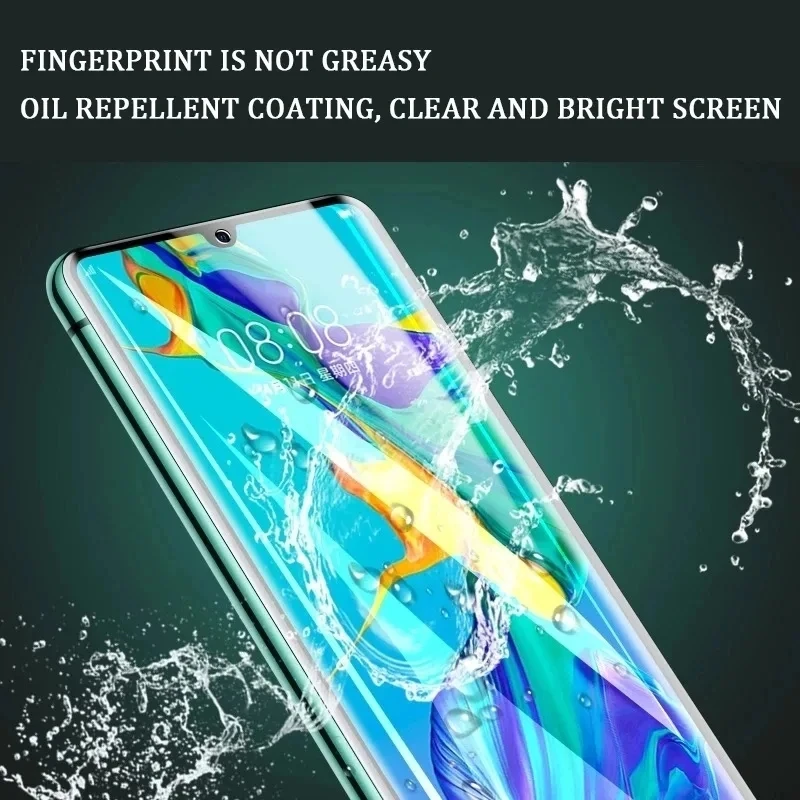 3PCS Full Cover Screen Protector For Huawei P30 P50 P40 P20 Mate 30 20 10 40 Pro Plus Lite Hydrogel Film Not Glass Accessories