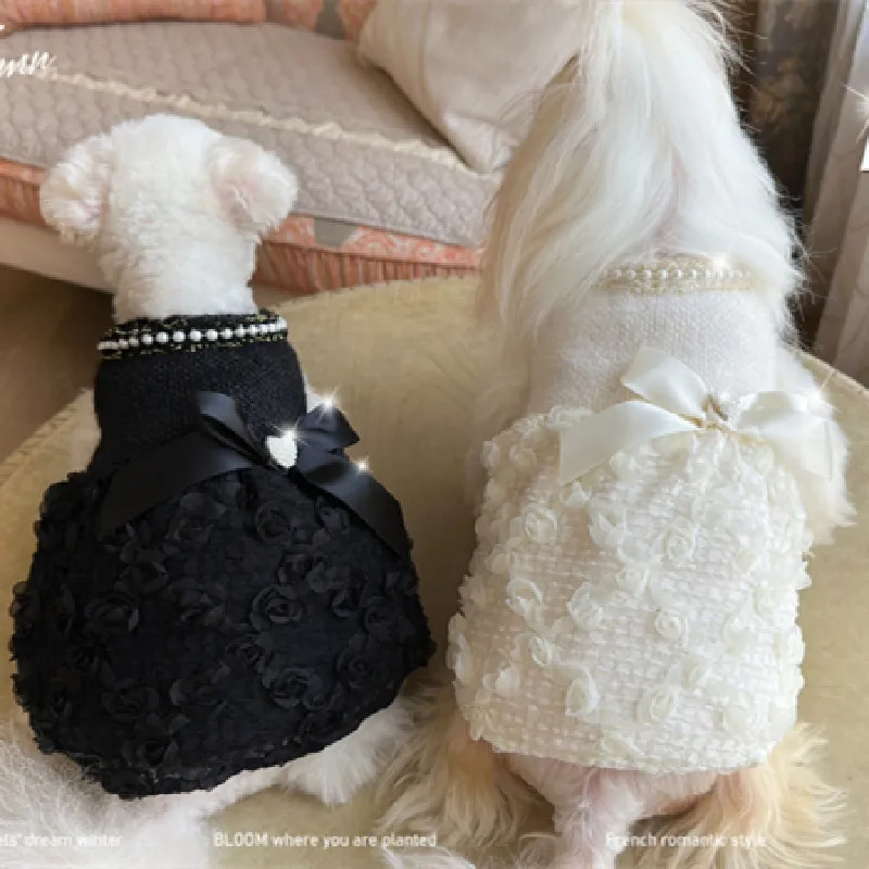 

chihuahua dress doggy puppy small dog clothing Miniature Pinscher yorkie Pomeranian Shih Tzu Maltese poodle bichon clothes skirt