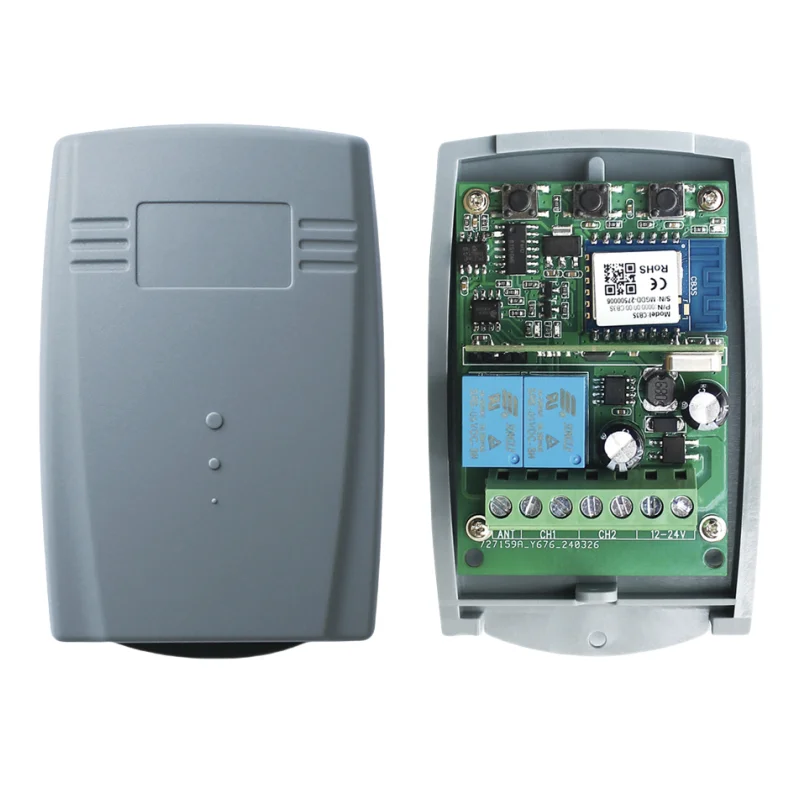 Универсальный пульт дистанционного управления 433 МГц 2CH Tuya Wifi для гаража