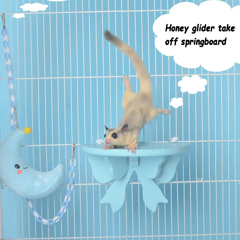 

Cute Decor Small Pet Toys for Jamping Hamster Ferret Squirrel Climbing Toy for Sugar Glider Play Toys Exercise Cage Decor