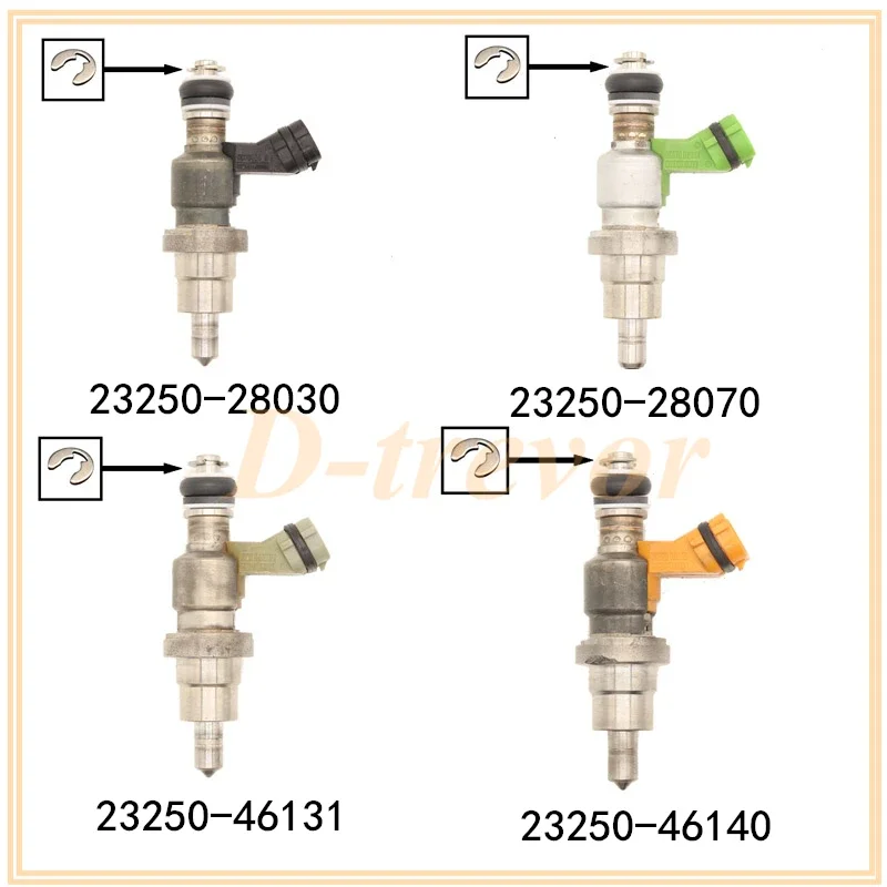 500 шт. ремонтный комплект уплотнительного кольца топливной форсунки для Toyota Lexus