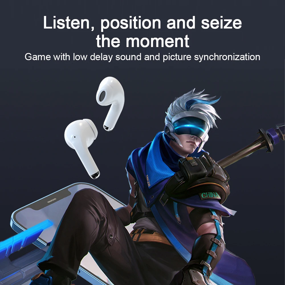 Original Lenovo LP40 Pro TWS Earphones Wireless Bluetooth 5.1 Sport Noise Reduction Headphones Touch Control 500mAH 2022 New