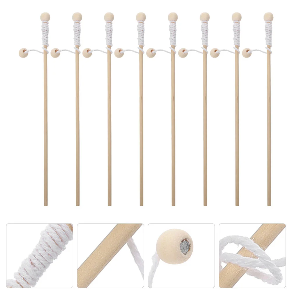 

8pcs Wooden Magnetic Fishing Poles Fishing Rods Early Educational Toys for Kids