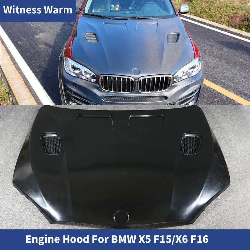 

Крышка двигателя из углеродного волокна для Bmw F15 X5 F16 X6, крышка двигателя из углеродного волокна для Bmw X5 X6 2015-2018, капот двигателя из углеродно...
