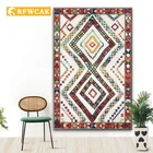 Персидский классический этнический стиль искусственная кожа без песка коврик ковер украшение для дома для спальни диван эркерная татами