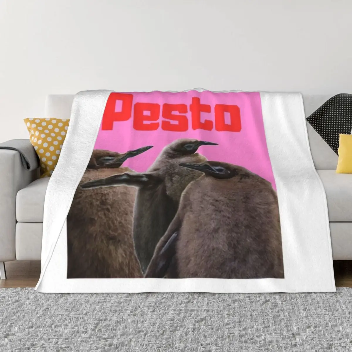 Ультрамягкое Флисовое одеяло Pesto Pinguin