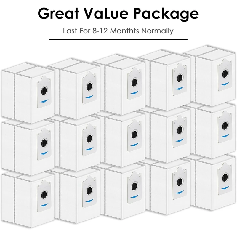 Сменные мешки для пыли робота ECOVACS DEEBOT T30S/X2 Omni/X2 Pro/X2/X5 Omni слой фильтра с вакуумным