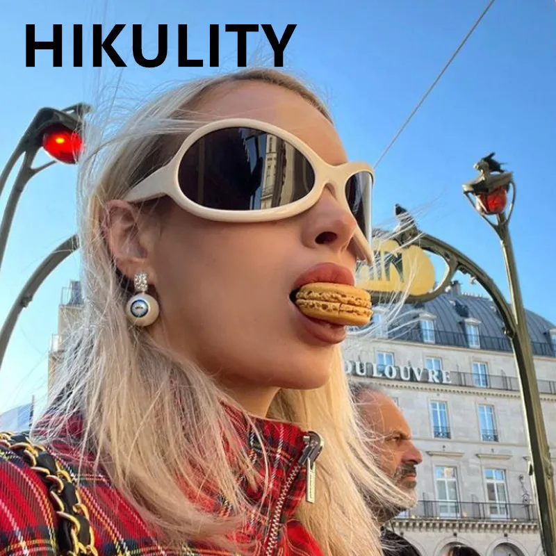 

Vintage Candy Color Cat Eye Y2k Sunglasses For Women New Fashion Brand Hip Hop Sun Glasses Men Chic Cool Punk Shades Uv400 Hot