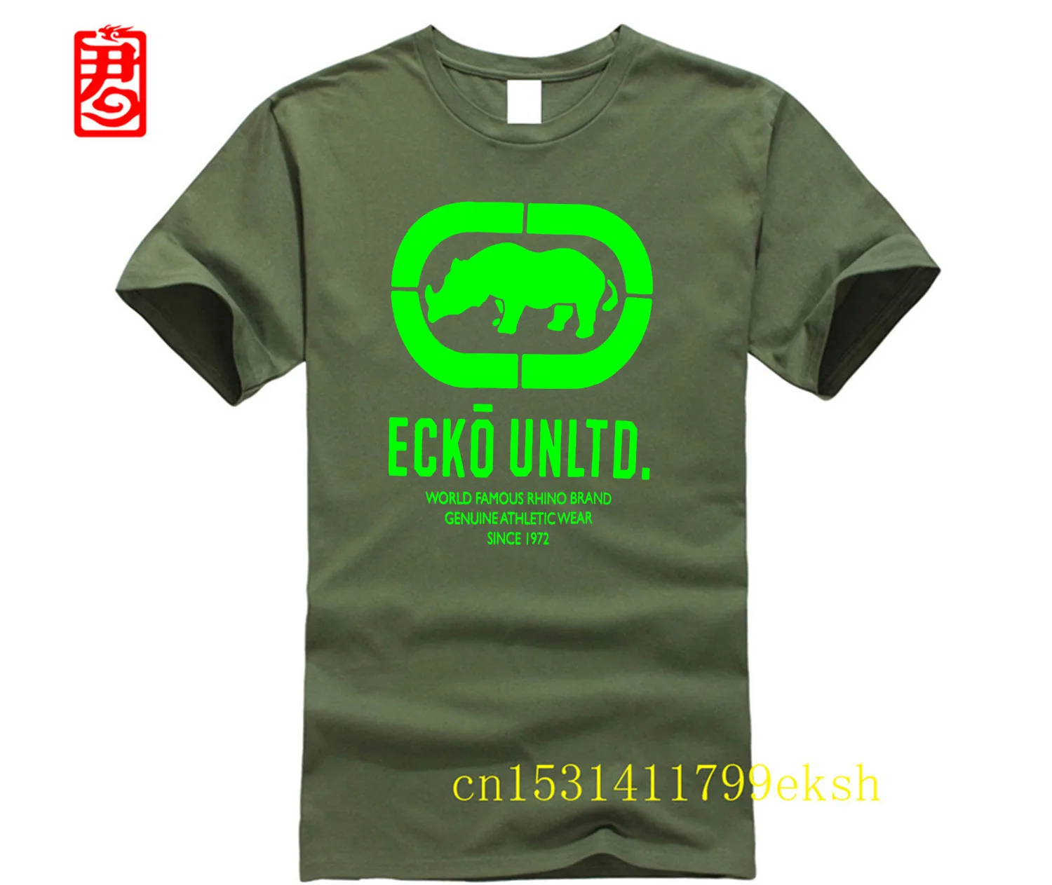 Фото Ecko_Unltd летняя хлопковая футболка с короткими рукавами и круглым вырезом, мужская одежда, забавные топы и футболки, повседневная футболка с рукавами №4