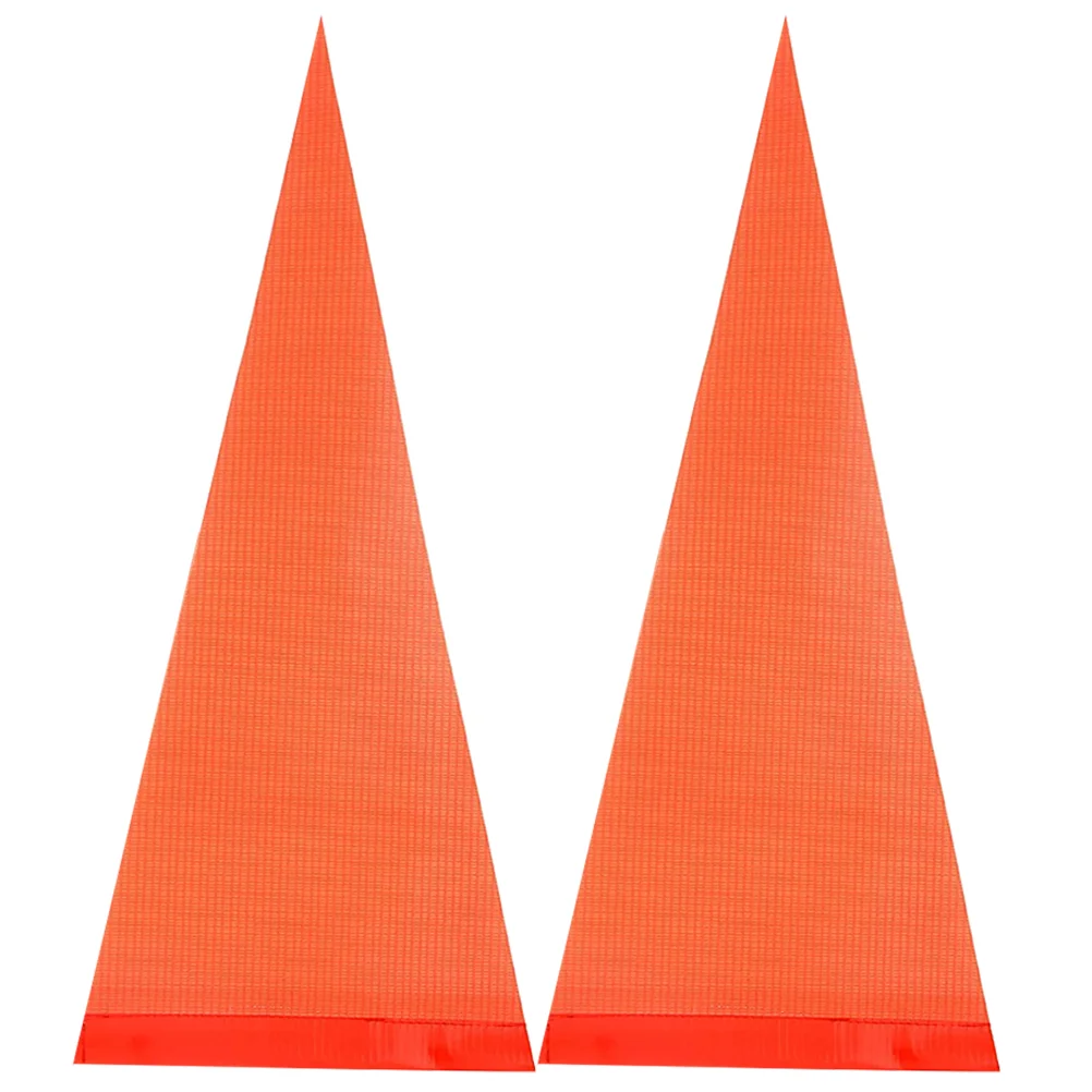 

2 Pcs Bicycle Safety Flag Advertising Bicycles Decor Kids'+bicyclesations Pole Handlebar Pvc Auto Accessories For Cars