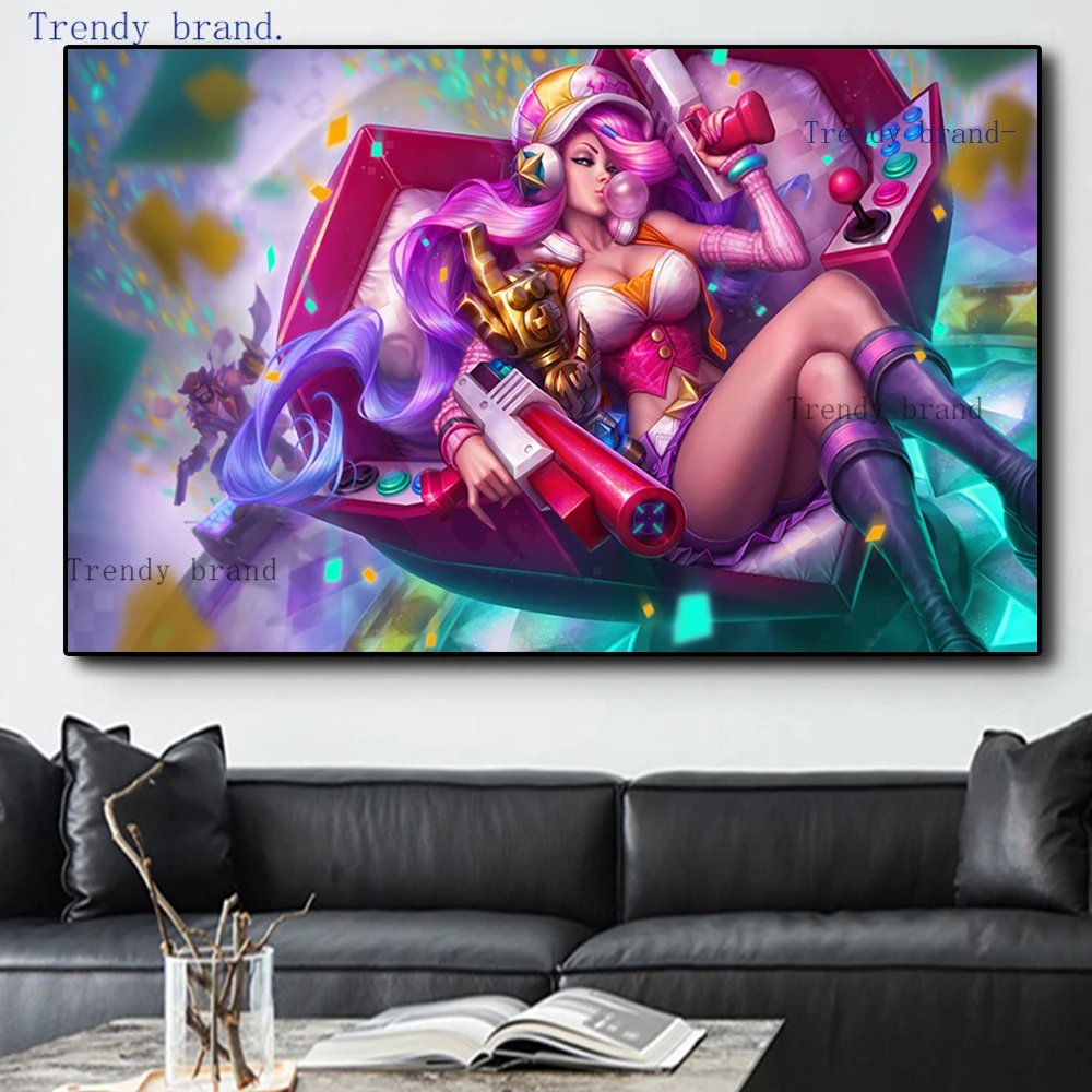 

League of Legends Sexi Karsa Shi Canvas Painting Art Nordic Posters and Prints Wall Pictures for Living Room Decor Frameless
