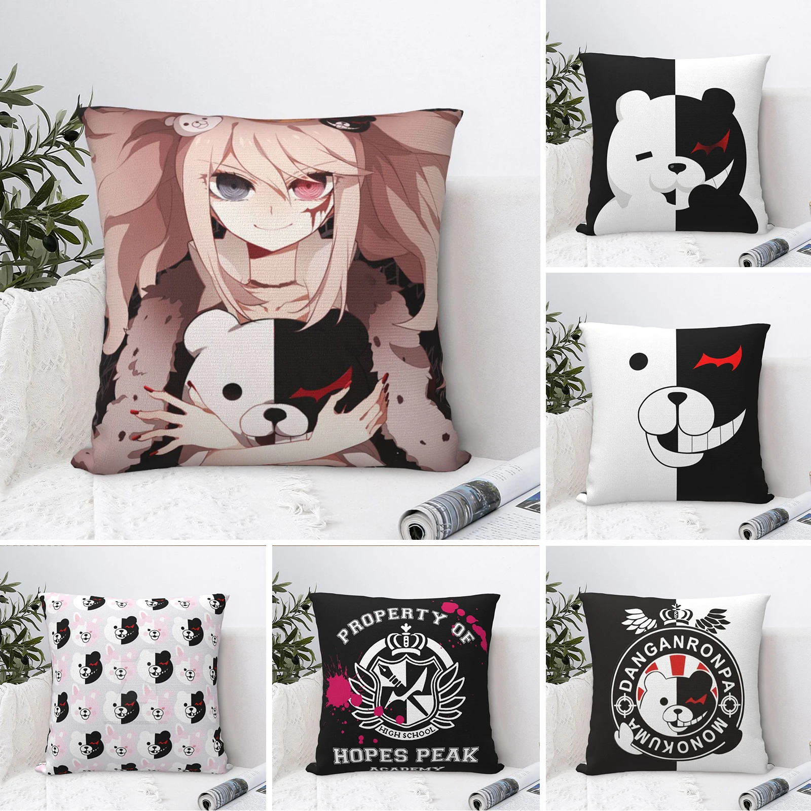 

Наволочка для подушки в стиле аниме «данганронпа»