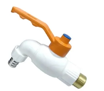 

1/2 "PVC Sphere with Brass Garden Faucet