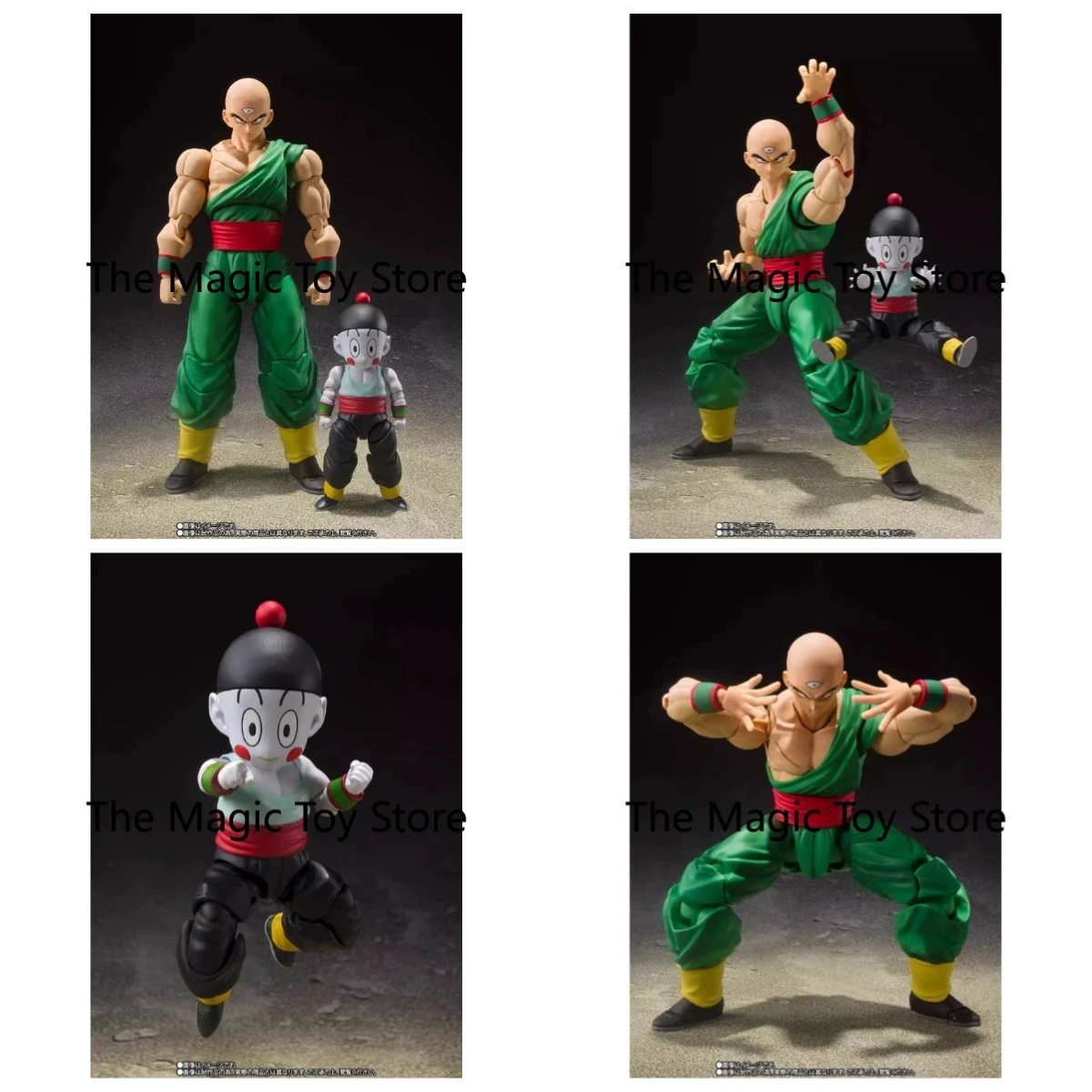 Фото Оригинальная фигурка Bandai, в наличии, серия Soul Limited, SHF, Dragon Ball Z, Теншинхан, Чиаотзу, Solar Flare 2.0, Мастер боевых искусств, игрушка №1
