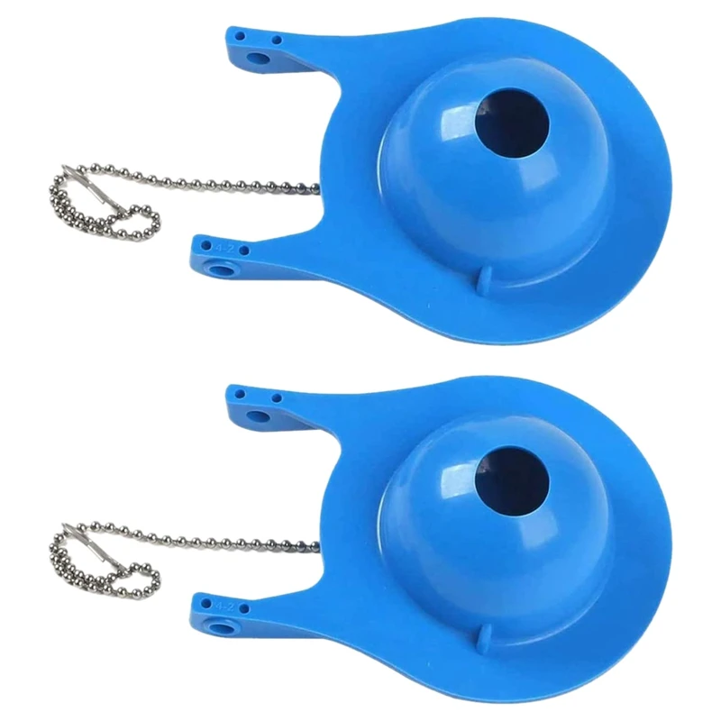 

2 Pck of Toilet Accessories Drain Valve Rubber Plug Toilet Water Tank Replacement Accessories