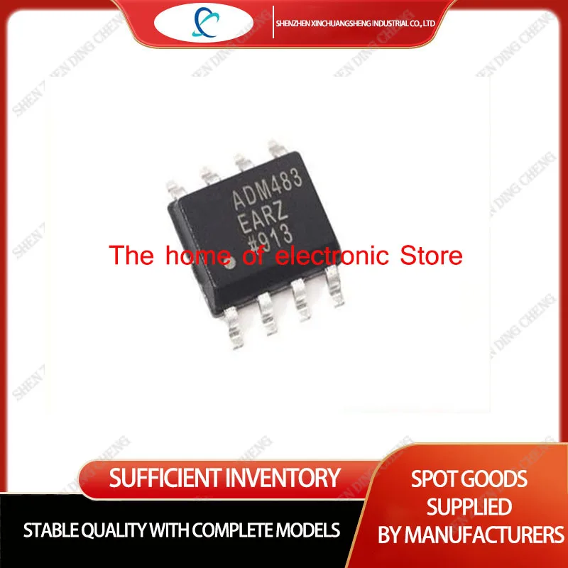

10 шт ADM483EARZ-REE ADM483 SOP8 1/1 приемопередатчик Half RS422, RS485 8-SOIC
