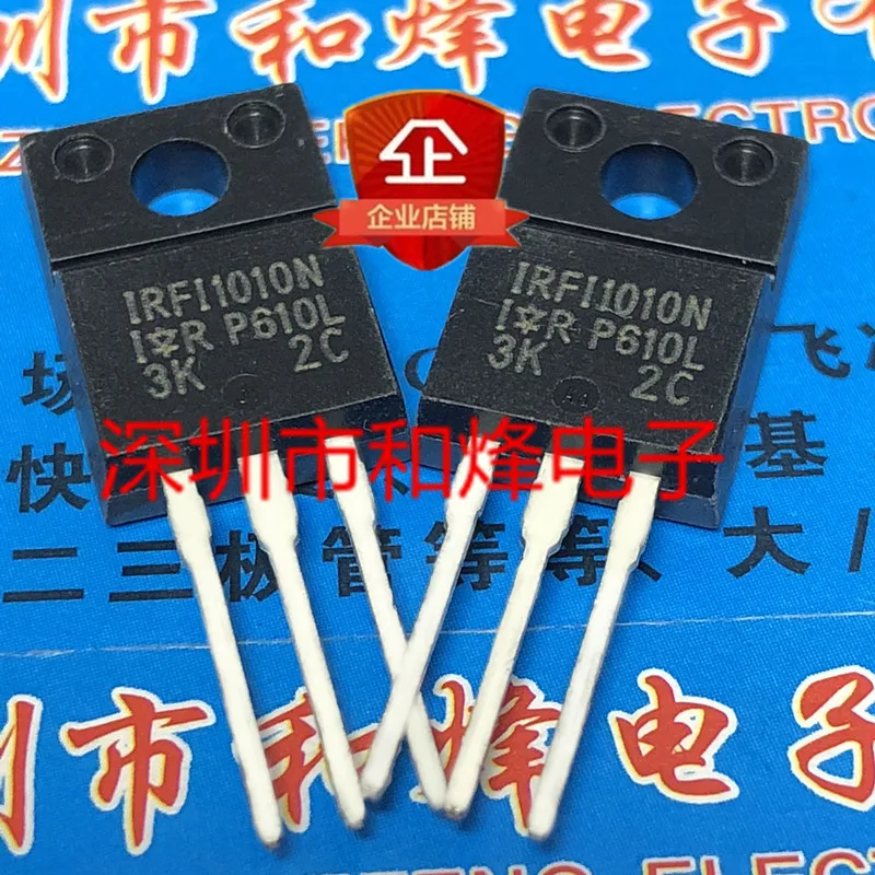 

30pcs original new IRFI1010N TO-220F 55V 49A