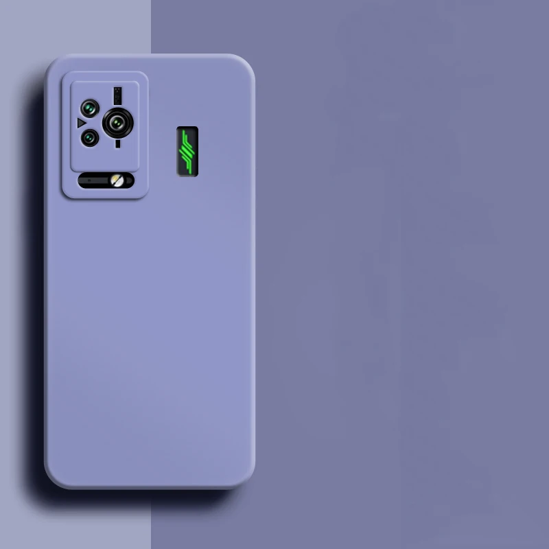 For Black Shark 5 Pro Case Black Shark 5 Cover 6.67 inch Original Liquid Silicone Shockproof Bumper For Black Shark 5 4S 4 3 Pro