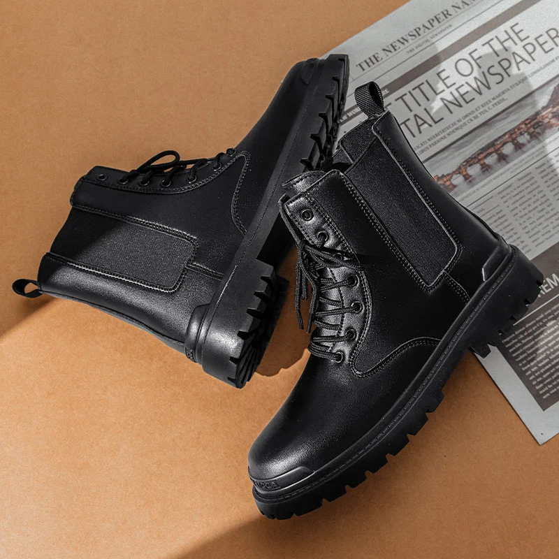 GR-YX-23 MARTIN BOOTS WALKING SHOES MEN'S HUNTING BOOTS TACTICAL SHOES DESERT COMBAT ANKLE LEATHER MOUNTAINEERING SHOES