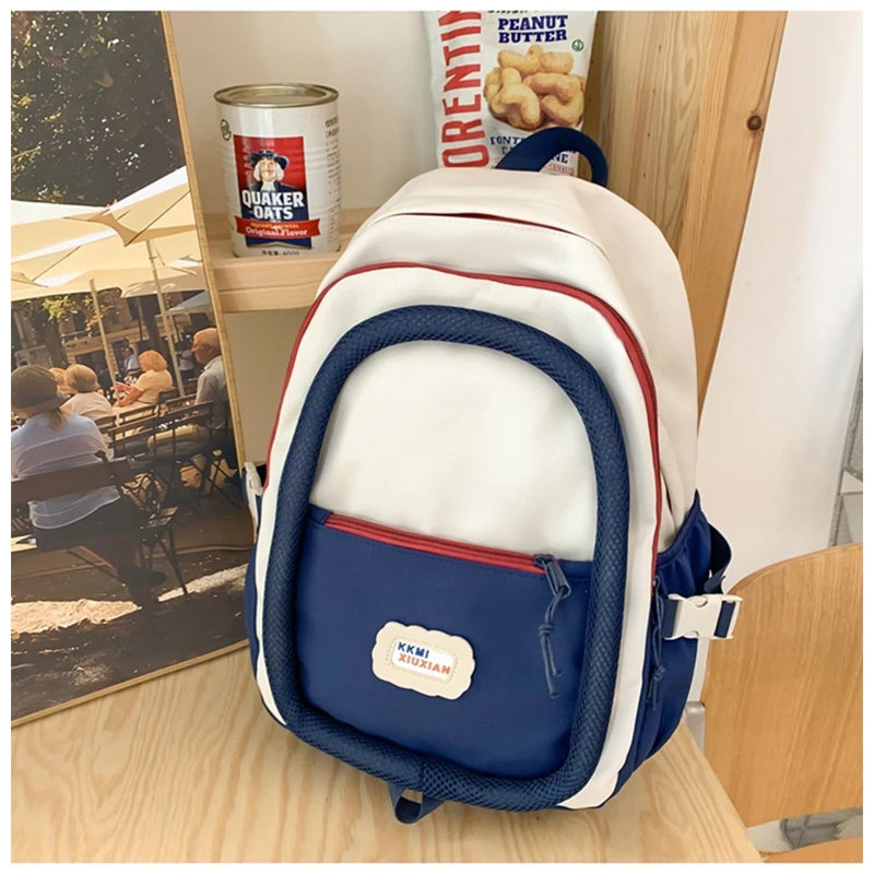 

Middle School Bags for Girls Teenagers College Student Backpack Women Nylon Campus Japanese Casual Bagpack