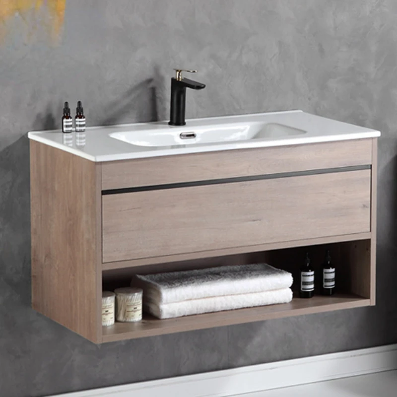 

Modern bathroom cabinet vanity solid surface vanity top design