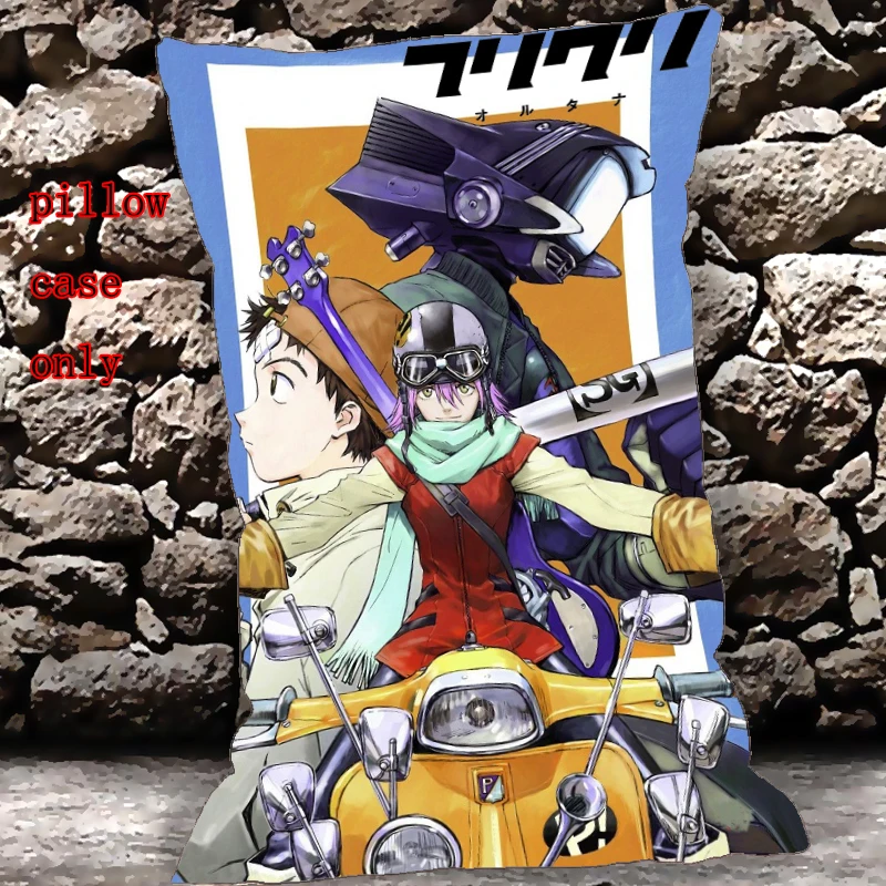 

Чехол с рисунком из аниме Подушка «Dakimakura» FLCL Nandaba Naota, аксессуары для украшения дома 60x40 см