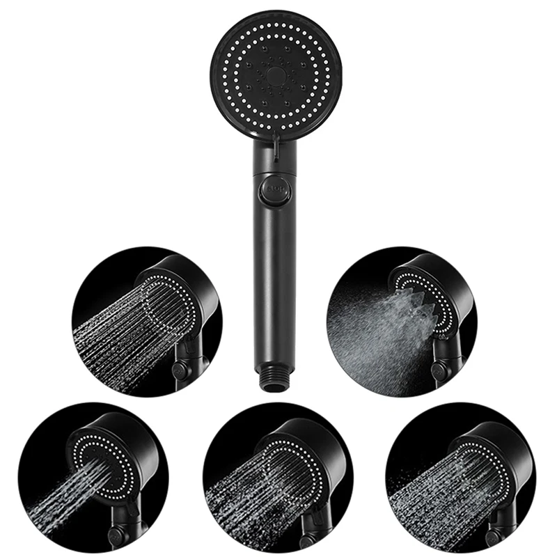 

Насадка для душа, регулируемая душевая лейка высокого давления, ручной аксессуар для ванной комнаты, 1 шт.