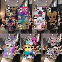 lol dolls girl phone case for iphone 13 12 11 pro mini xs max 8 7 plus x se 2020 xr cover