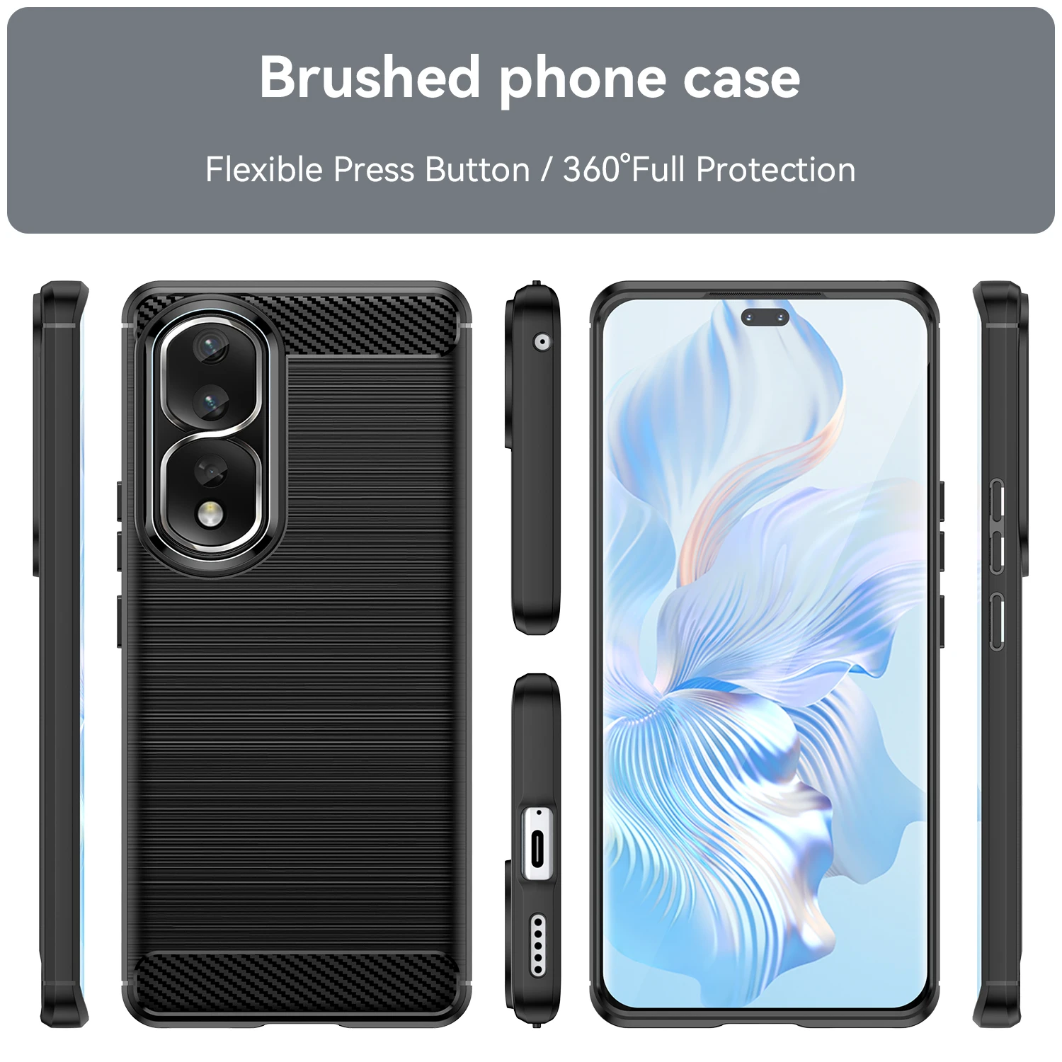 For Honor 80 Pro Case Honor 80 Pro 5G Cover 6.78 inch Shockproof Soft Silicone Protective Phone Bumper For Honor 80 Fundas