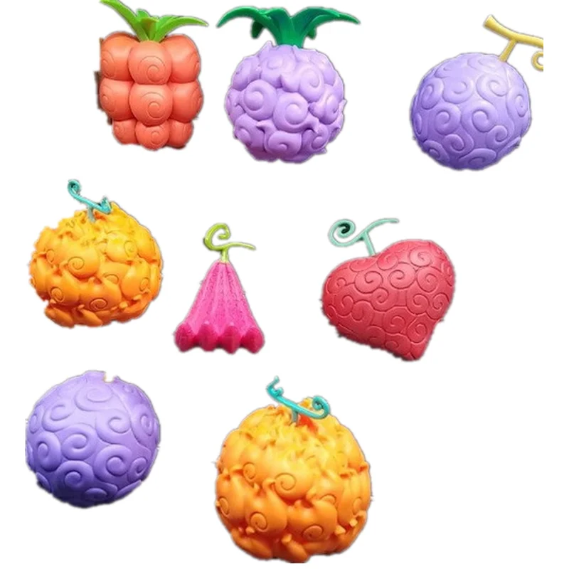 

5cm*4pcs One Piece Action Figure Devil Fruit Cursed Fruit Collection Doll Christmas present Birthday Gift for Kids Funny Toys