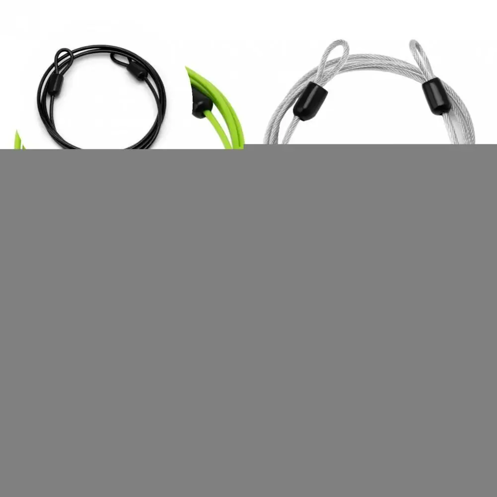 

Long Service Life Accessories Useful Durable Bicycle Wire Lock 3 Colors Bicycle Wire Lock Flexible for Safety
