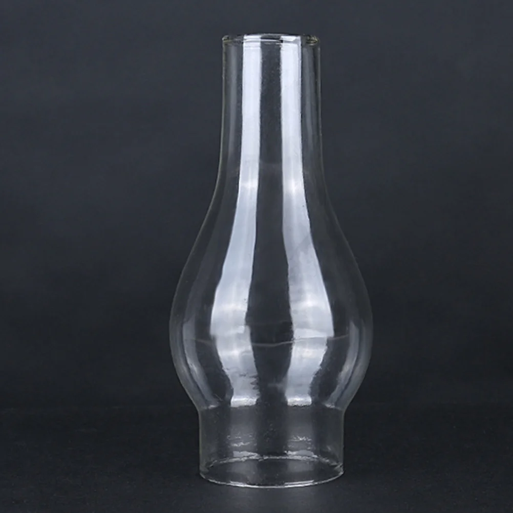 

Kerosene Lamp Glass Shade Vintage Lampshade Oil Chimney Replacement Clear Cover