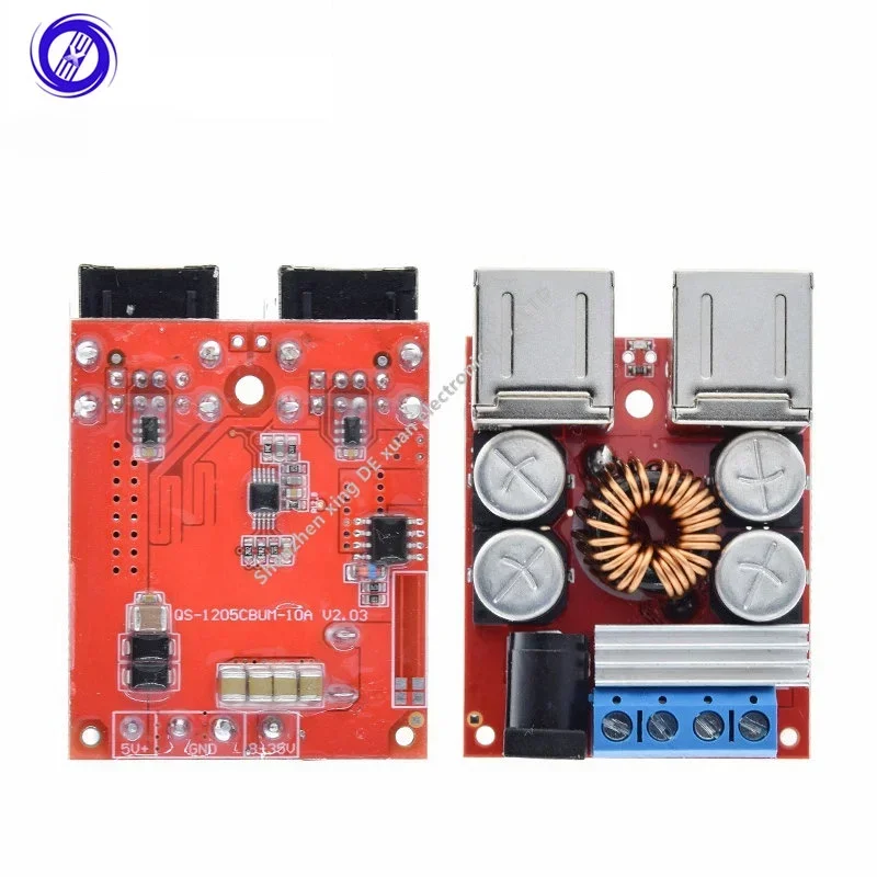 1 шт. BAISHUN 8 В-35 В 5 8A DC-DC автомобильная зарядная плата блок питания модуль