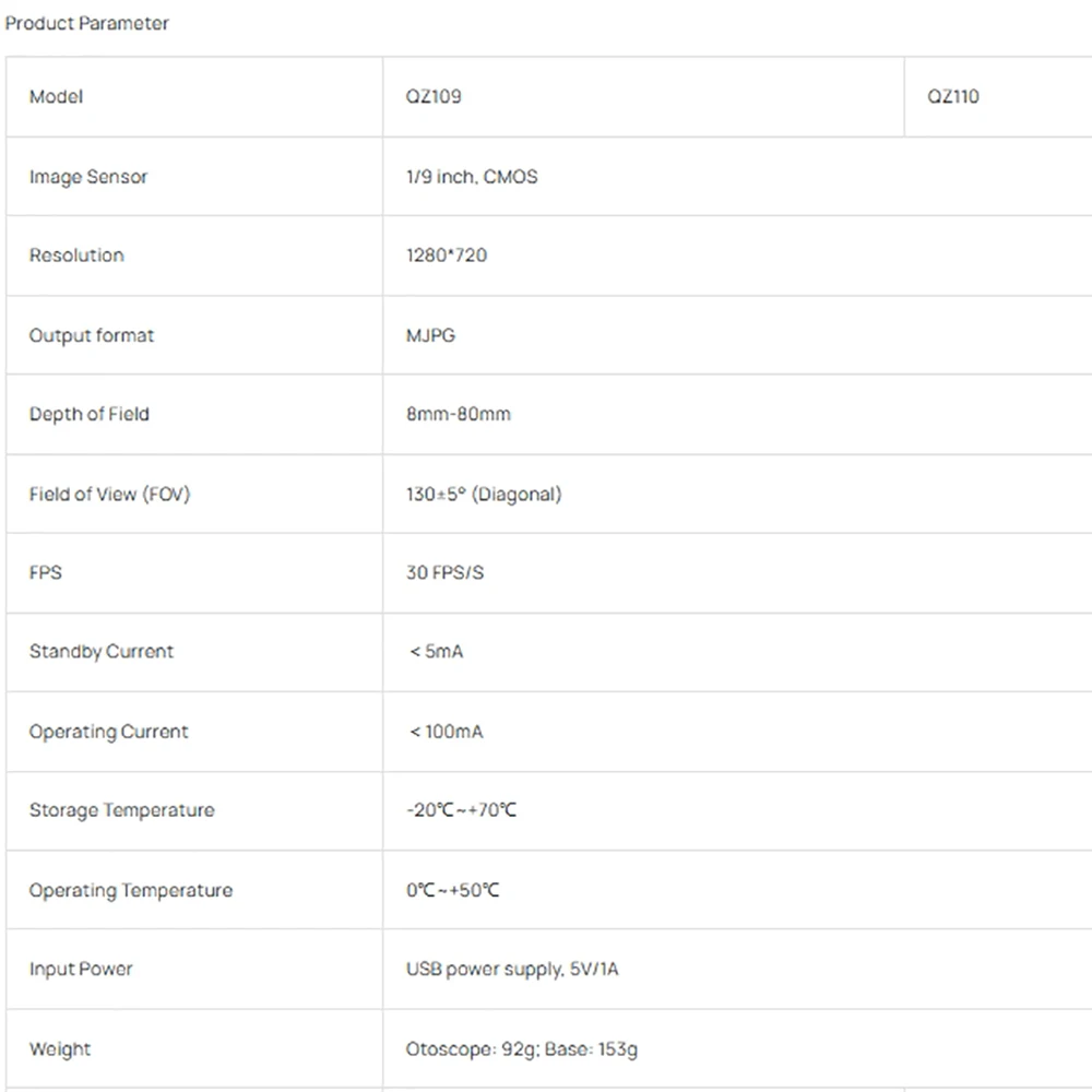 Видео беспроводной UHD отоскоп ушная камера захват цифрового изображения уход за
