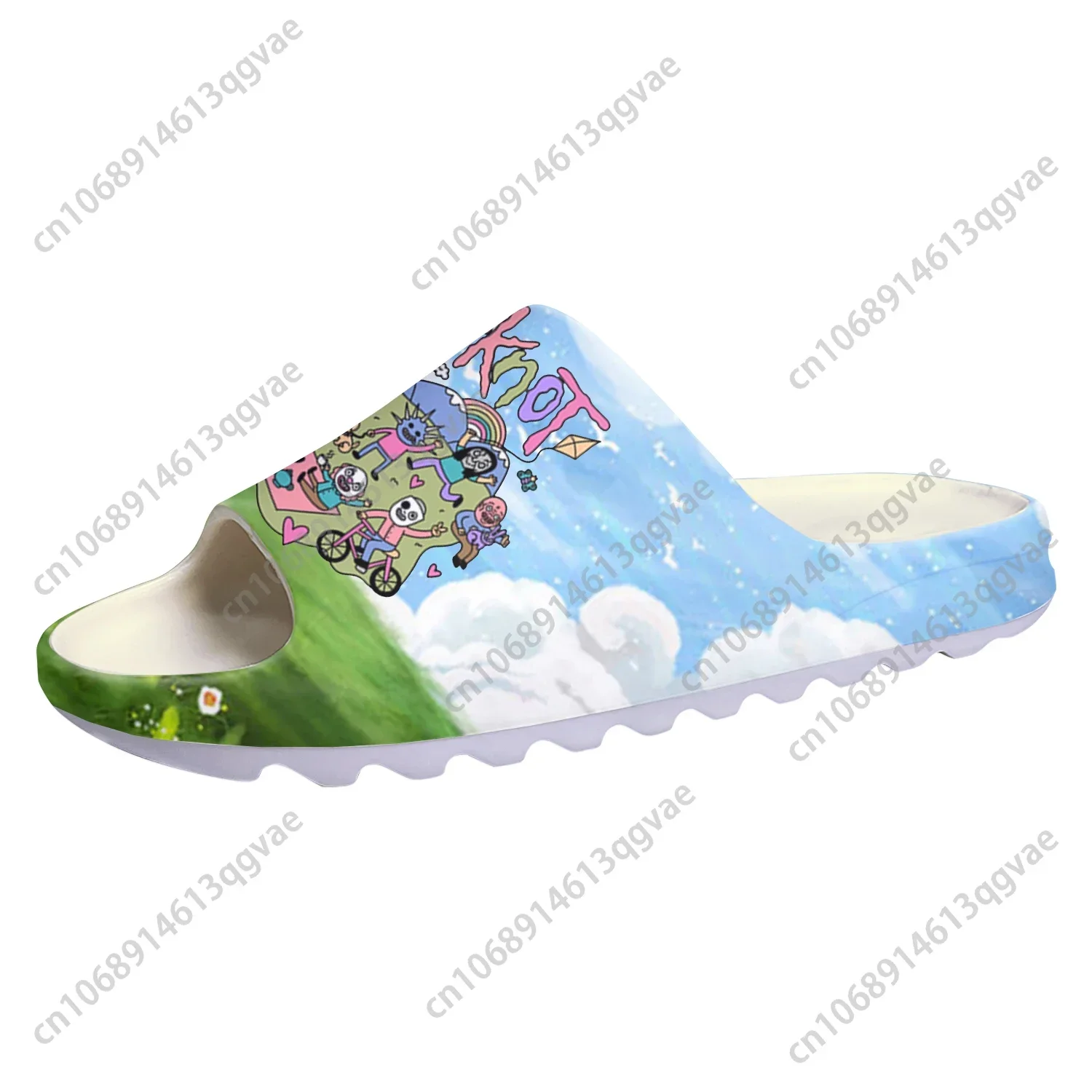 S-Slipknotss Heavy Mental Band Тапочки на мягкой подошве Домашние сабо Step On Water Shoes Мужские