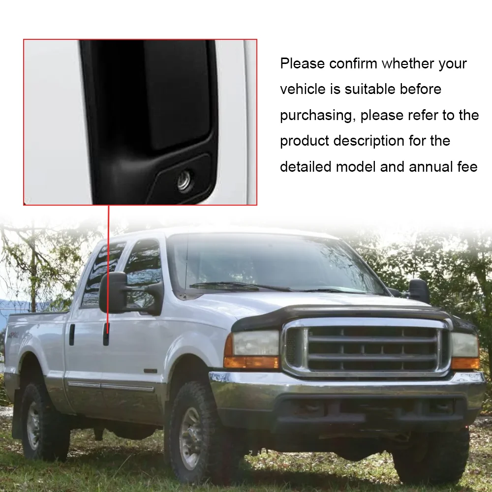 Фото 7C3Z 1521990 Цилиндр дверного замка с набором ключей для Ford F150 1997-2011 F250 1997-99 F350 Super Duty 98-16- Заменяет 7C3Z- 1521990 -A №4