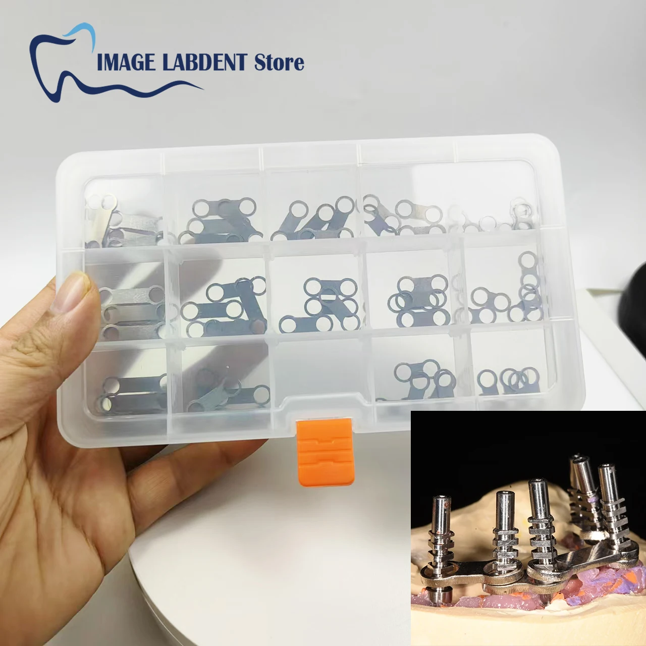 70 шт. 4 зубных протеза металлический имплантат поддерживаемый зубной протез