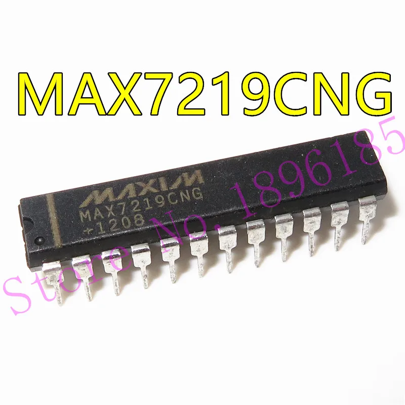 

1pcs/lot MAX7219CNG MAX7219ENG MAX7219 DIP-24 100% Original chip is not fake In Stock