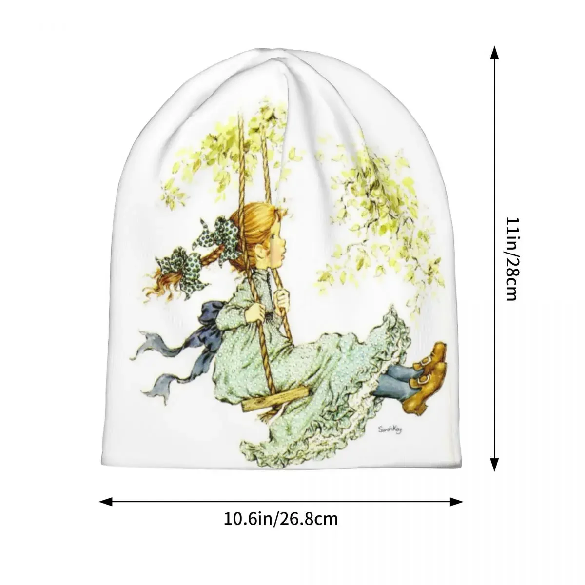 Теплая вязаная шапка Sarah Kay для девочек модная с капюшоном осенне-зимние уличные