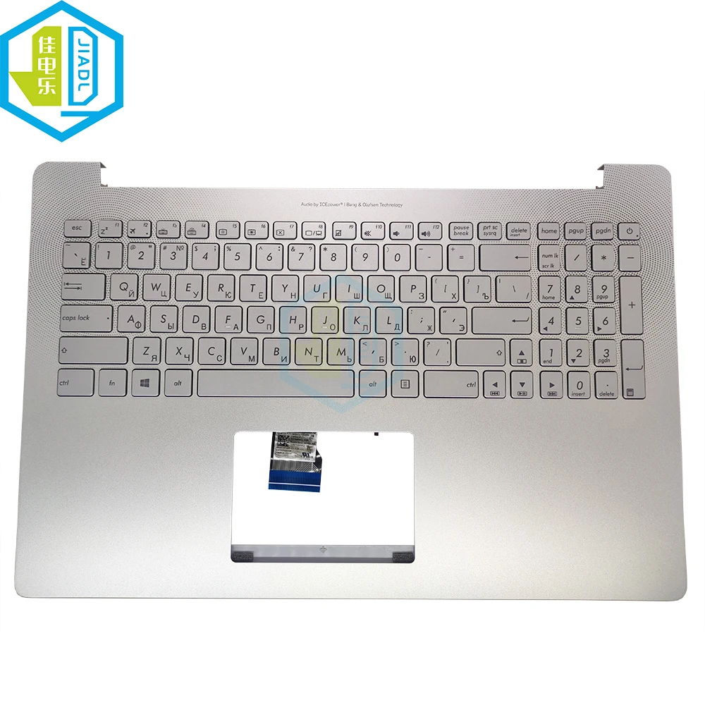 Coreano Grego Búlgaro Computador Portátil Retroiluminado Teclado Prata Palmrest Capa para Asus Zenbook Pro Ux501 Ux501vw Ux501v 13nb0au1am0201 ru