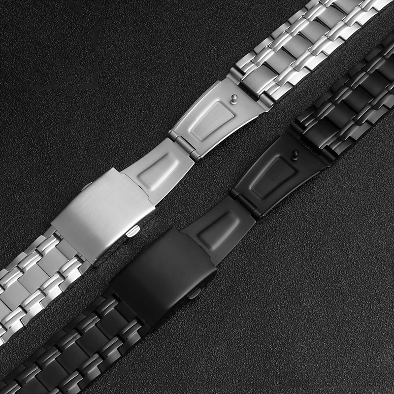 For Casio 5345 Men's 316L Stainless Steel Watch band For EDIFICE Series EFR-539D/539BK Metal Watch Strap Accessories 27x16mm