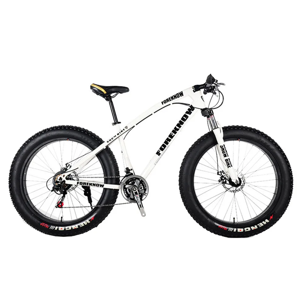 

26 Inches Bicycle Sand Foot Pedal Vehicle Dual Disc Brake Men And Women Student Adult Snowy Ground Mountainous Region