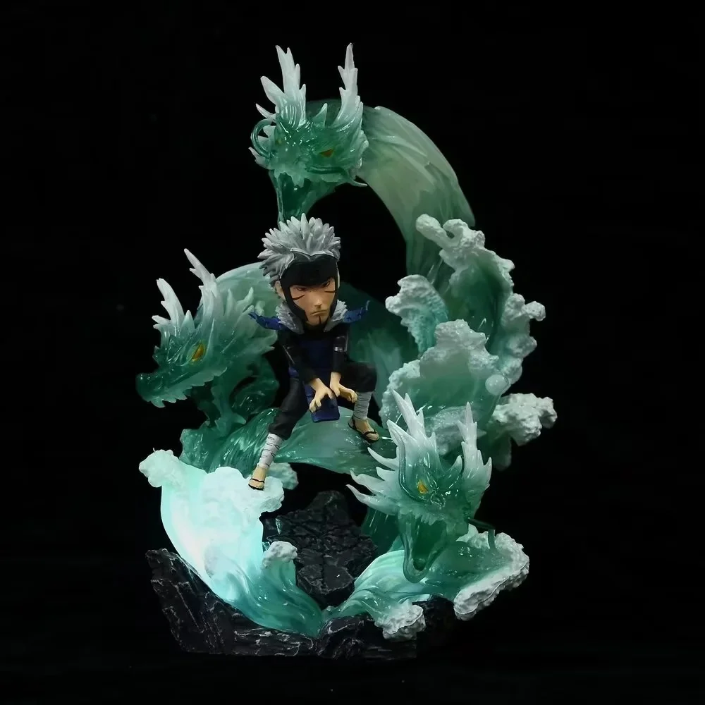 

Аниме Naruto Senju Tobirama GK Suiryudan Люминесцентная фигурка из ПВХ Коллекционная модель кукла игрушка 18 см