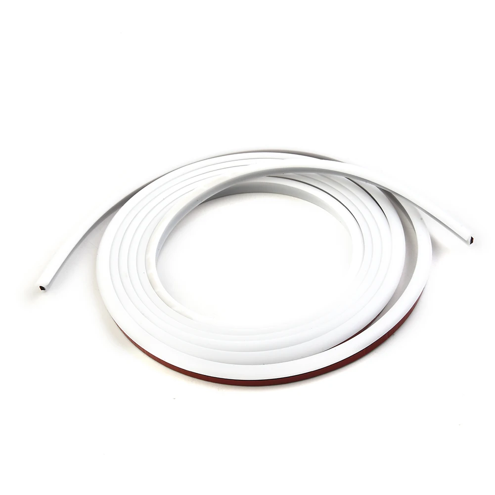 

White Sealing Strip 2 Meter Door Hood Moulding Rubber Sealed T-Shape Trim Trunk Edge Weatherstrip High Quality