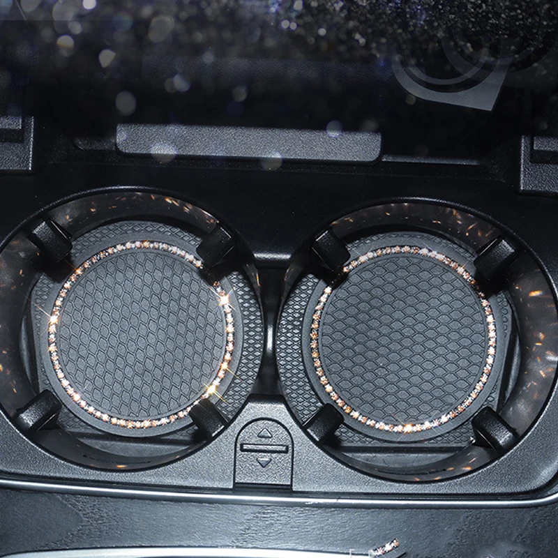 

Car Coaster Water Cup Bottle Holder Anti-slip Pad Mat Silica Gel Car Organizer Car Accessories Car Tray #5