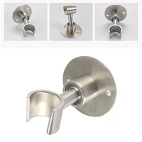 Home Adjustable Angle Stainless Steel Shower Head Holder Universal Durable Heavy Duty With Screws Hotel Waterproof Wall Mounted