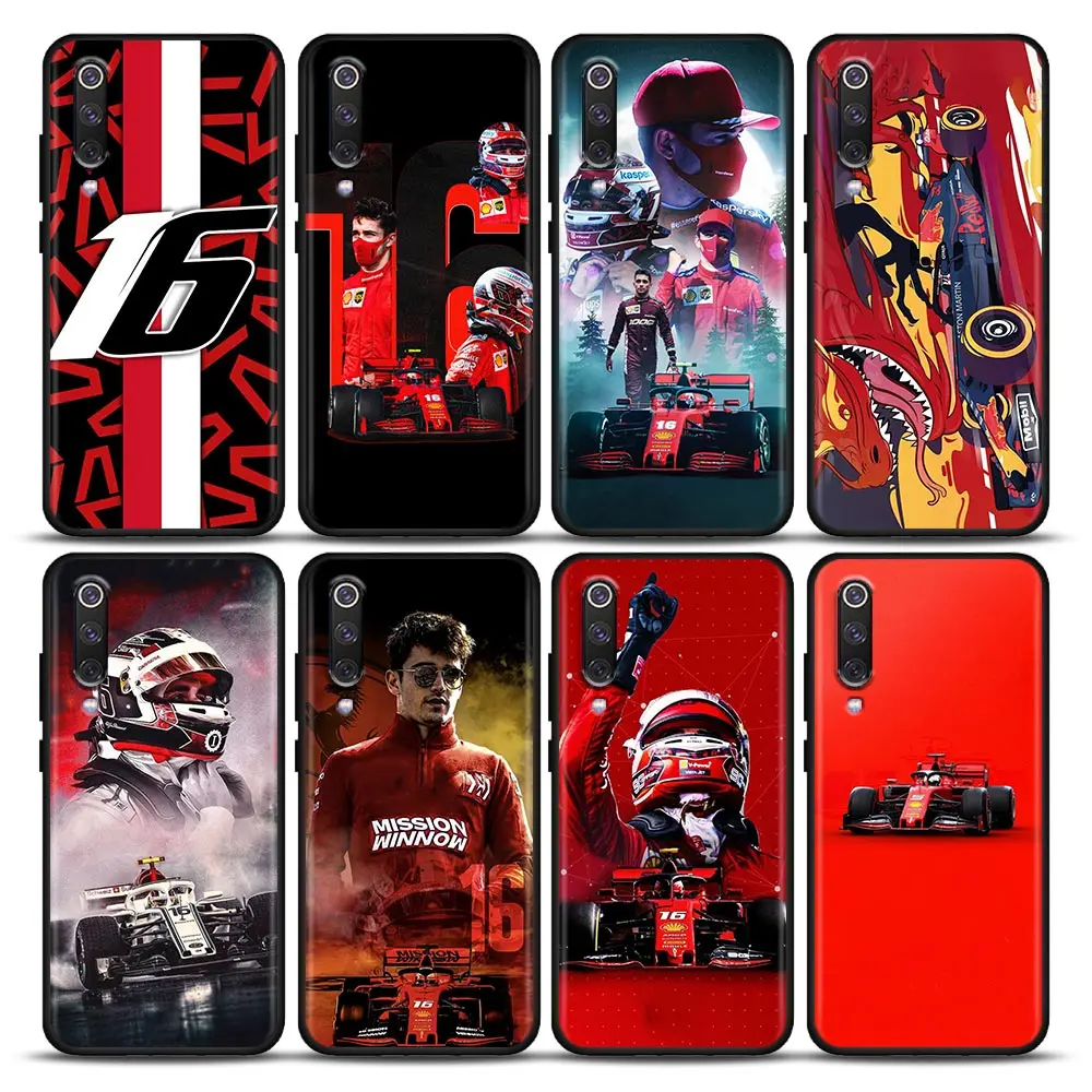 

Charles Leclerc Number 16 Phone Case For Xiaomi Mi A2 8 9 SE 9T 10 10T 10S CC9 E Note 10 Lite Pro Redmi Black Cover Fundas Coque