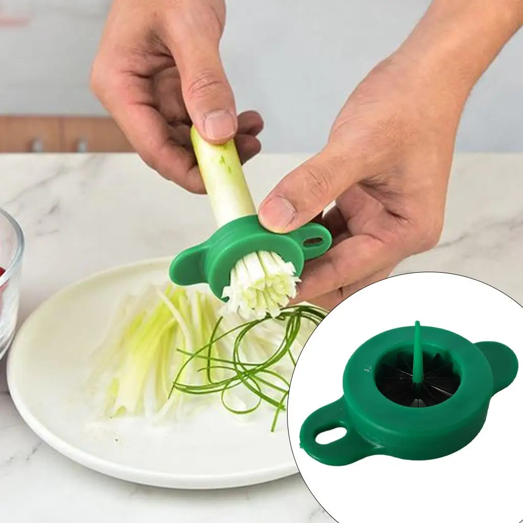 

Scallion Cutter Kitchen Tools Kitchen Cutlery Slice Tool Vegetable Cutter Shred Silk Separator for Household Kitchen Home