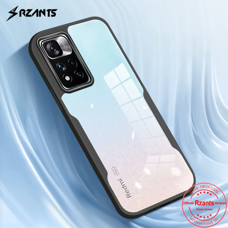 

Rzants Lens Protective Case for Xiaomi Poco M4 Pro 5G Redmi Note 11T 11 ProPlus Clear Cover TPU Hard Back Slim Thin Shell Fundas